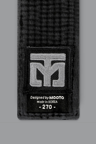 Mooto Mooin Belt – Premium svart taekwondo-bälte
